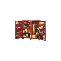 Jobox Heavy Duty Cabinet 2 Door 60 1/8 x 24 1/4 x 60 3/4 (1-697990)-Colour: Red