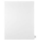 Mark Maker Legal Exhibit Index Tab White Single Tabs, 1/15th Cut, Letter Size, No Holes, Number 180, 25 Pack-White Single Tabs, 1/15th Cut
