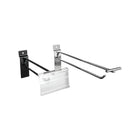 Eddie's 8" Slatwall Scanner Hook - Black - 50 Pack-Scanner Hooks