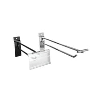 Eddie's 8" Slatwall Scanner Hook - Black - 50 Pack-Scanner Hooks