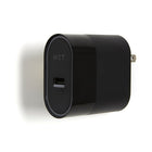 NXT Technologies Universal 1 USB Port Phone Charger - Black-Glossy black with a matte finish on high-touch areas
