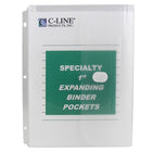 C-Line Super Heavyweight Poly Binder Pockets - Side Loading - 11 x 8-1/2 - Clear - 10 Pack-Made of durable, archival quality polypropylene and is clear in Colour