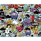 ohpopsi Graffiti Monster Wall Mural, Multicolor-Printed on nonwoven material