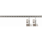 Justrite Accessories for Sure-Grip Ex Flammable Storage Cabinets, Seismic Bracket Kit, 47"-Type: accessories