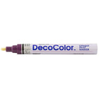 Marvy Uchida Broad-Point Opaque Paint Markers - Plum Purple - 2 Pack-These versatile paint markers use water based acrylic ink that goes on smooth to brighten up any surface or project