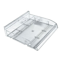 Azar Displays Modular Divider Plastic Bin Tray, 2 Pack (225820)-Made from plastic