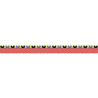 Mickey Colour Pop! Deco Trim, Peeking Head, 36 Pack-Strips are 37" long