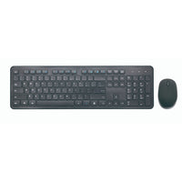 Basic Tech Wireless Keyboard and Mouse - Black-Convenient 2.4GHz wireless connectivity is both quick and reliable