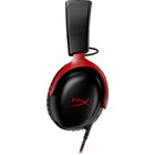 HP HyperX Cloud III Gaming Headset - Black/Red-Audio Tuned for Your Entertainment