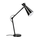 Eglo Sonresa Desk Lamp, 26", Black & Chrome Finish-Table Lamp