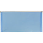 JAM Paper #10 Plastic Envelopes with Zip Closure, 5 x 10, Blue Poly, 108 Pack (921Z1BUB)-Blue