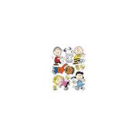 Eureka Window Clings Peanuts Classic Characters Multicolour 12" x 17", 12 Packs of 10 (EU-836011-12)-Made of Vinyl