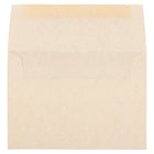 JAM Paper A6 Invitation Envelopes, 4.75 x 6.5, Parchment Natural Recycled, 250 Pack (34926H)-Blank interior for personalized message