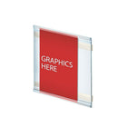 Azar Displays Adhesive-Back Nameplate, 8.5" x 7", 10 Pack (199625)-Made from Styrolux/PVC