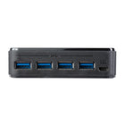 StarTech 4 x 4 USB 3.0 Peripheral Sharing Switch-Remote port selector lets you switch devices from one computer to another, with the press of a button