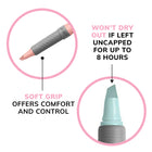 BIC Brite Liner Grip Pastel Highlighters - Chisel Tip - Assorted Colours - 12 Pack-6