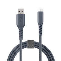 Basic Tech 3ft Micro USB Cable Charcoal-Sleek & Tangle Free