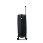 TOSCANO INTRECCIARE 20" Hardside Carry On Luggage - Black-Deluxe Interior