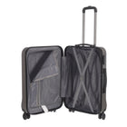 Nicci Grove 24"Hardside Check-in Luggage - Charcoal Grey-Integrated High quality combination lock on all sizes