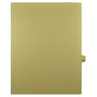 Mark Maker Legal Exhibit Index Tab Buff Single Tabs, 1/25th Cut, Letter Size, No Holes, Number 166, 25 Pack-Buff Single Tabs, 1/25th Cut