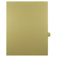 Mark Maker Legal Exhibit Index Tab Buff Single Tabs, 1/25th Cut, Letter Size, No Holes, Number 166, 25 Pack-Buff Single Tabs, 1/25th Cut