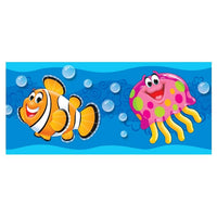 Trend Enterprises Bolder Border, Sea Buddies, 66 Pack-Classroom borders to create Colourful displays in toddler-3rd grade classrooms