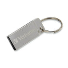 Verbatim Metal Executive 32 GB USB Flash Drive - Silver-Verbatim Metal Executive is the ultimate in sleek sophistication. The Metal Executive is an ideal file transfer and storage solution for business and IT professionals, or other users who prefer the premium look and more substantial feel of a genuine metal enclosure