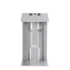 Urbann K6 Lectern No Wheels - Aluminum, Light Grey-Material: Aluminum