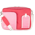 Vangoddy 13" Laptop Messenger Bag - Pink-Lightly nylon laptop bag designed to protect your tech from bumps and scratches.