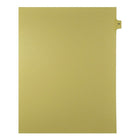 Mark Maker Legal Exhibit Index Tab Buff Single Tabs, 1/15th Cut, Letter Size, No Holes, Number 77, 25 Pack-Buff Single Tabs, 1/15th Cut