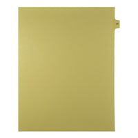 Mark Maker Legal Exhibit Index Tab Buff Single Tabs, 1/15th Cut, Letter Size, No Holes, Number 77, 25 Pack-Buff Single Tabs, 1/15th Cut