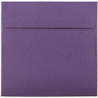 JAM Paper 6.5" x 6.5" Square Envelopes, Dark Purple, 1000 Pack (363912725b)-Square invitation envelope