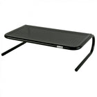 Allsop Metal Art Monitor Stand with 18" Wide Platform, Black (30336)-Clean modern design raises your monitor 5.25 inch to a comfortable and ergonomically correct viewing height to reduce neck strain