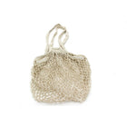Cathay Importers Reusable Cotton Net Shopping Bag, Cream, 4/Pack-20.5"H (with handles) x 12.5"W x 11.5"H