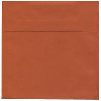 JAM Paper 8.5 x 8.5 Square Envelopes, Dark Orange, 250 Pack (3157503H)-Orange dark base envelope