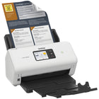 Brother ADS-3300W Wireless High-Speed Desktop Scanner for Small Office & Home Office Professionals-Compact design single-pass duplex scanning up to 40 ppm