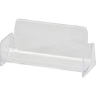Staples Business Card Holder - Clear Plastic-Display your business cards prominently