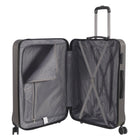 Nicci Grove 28" Hardside Check-in Luggage - Charcoal Grey-Integrated High quality combination lock on all sizes
