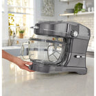 Kenmore Elite Ovation Stand Mixer with Pour-In Top - 5 qt - Grey-Built-in power hub is compatible with optional KitchenAid attachments such as vegetable spiralizer, meat grinder, and pasta maker