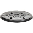 Cdf Corporation, Protective Drum Lids, Open Top, Fits: 55 Us Gal (45 Imp. Gal.), Black - 6 Pack-Colour: Black