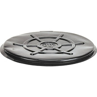 Cdf Corporation, Protective Drum Lids, Open Top, Fits: 55 Us Gal (45 Imp. Gal.), Black - 6 Pack-Colour: Black