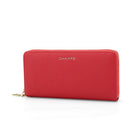 Champs RFID Zip-Around Wallet -  Red-RFID protection