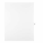 Mark Maker Legal Exhibit Index Tab White Single Tabs, 1/15th Cut, Letter Size, No Holes, Number 84, 25 Pack-White Single Tabs, 1/15th Cut