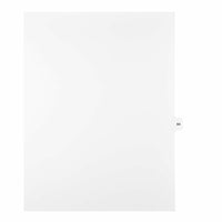Mark Maker Legal Exhibit Index Tab White Single Tabs, 1/15th Cut, Letter Size, No Holes, Number 84, 25 Pack-White Single Tabs, 1/15th Cut