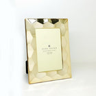 Elegance Gold Finish 4" x 6" Prism Photo Frame-Material: Stainless Steel