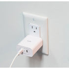 LOGiiX Power Cube 40W Duo Wall Charger - White-USB Type-C Power Delivery ports fast charge up to two devices at 20W each
