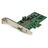 StarTech PCI Express Gigabit Ethernet Fiber Network Card with Open Sfp, PCIE Sfp Network Card Adapter Nic-Adapts to your network configuration using the fiber transceiver of your choice, through an open SFP slot