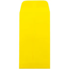 JAM Paper #7 Coin Envelopes, 3 1/2 x 6 1/2, Brite Hue Yellow, 1000 Pack-Yellow Envelopes