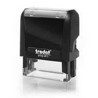 Trodat 4915 DIY Climate-Neutral Self-Inking Stamp, 6-Line, 1" x 2-3/4"-Create your own stamp on the Trodat website with an easy, customer-friendly, step-by-step process