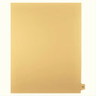Mark Maker Legal Tabs - Letter Size - Buff - 1/15th cut - 25 tabs per package - 5 packages Pack - Number 75-Buff SingleTabs